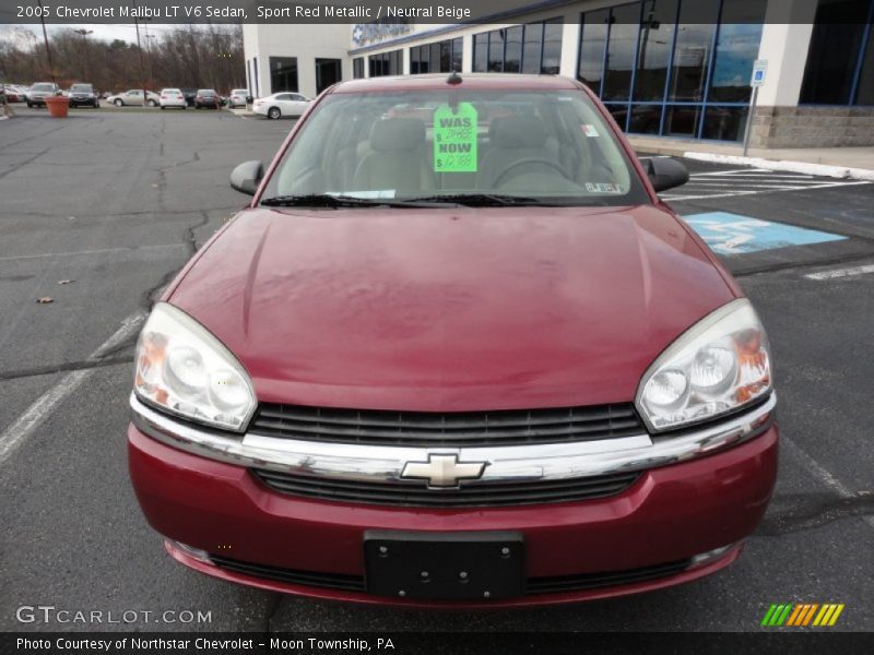 Sport Red Metallic / Neutral Beige 2005 Chevrolet Malibu LT V6 Sedan