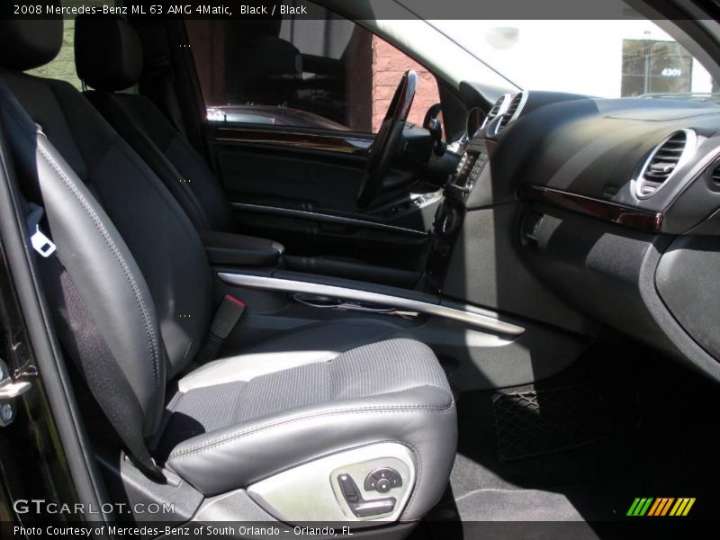 Black / Black 2008 Mercedes-Benz ML 63 AMG 4Matic