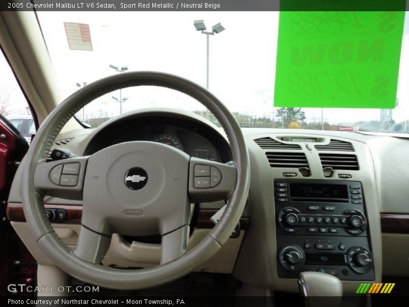 Sport Red Metallic / Neutral Beige 2005 Chevrolet Malibu LT V6 Sedan