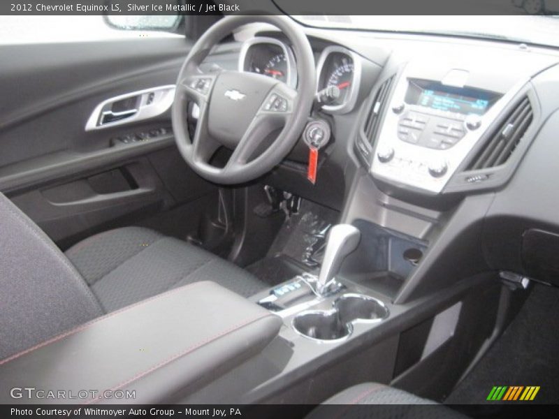 Silver Ice Metallic / Jet Black 2012 Chevrolet Equinox LS