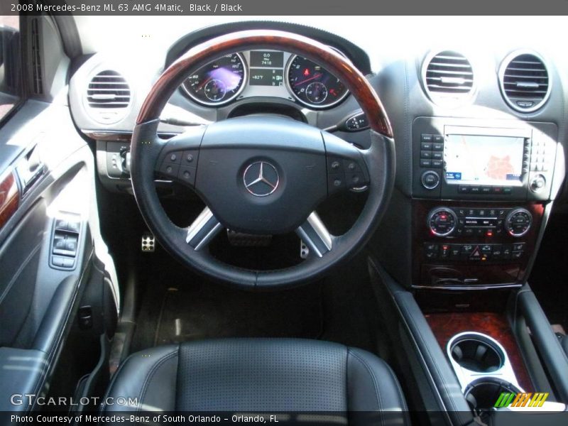 Black / Black 2008 Mercedes-Benz ML 63 AMG 4Matic
