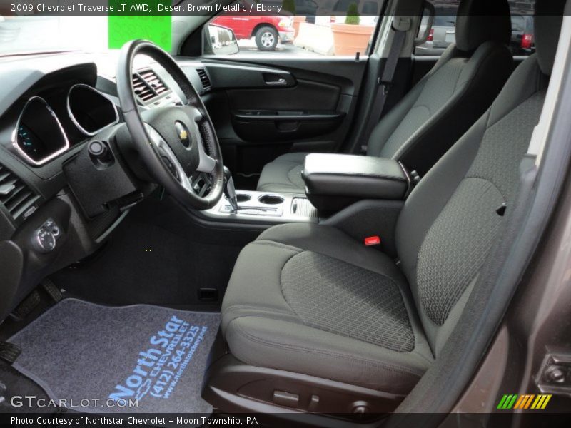 Desert Brown Metallic / Ebony 2009 Chevrolet Traverse LT AWD