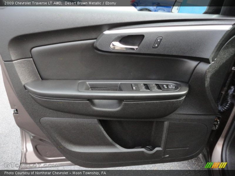 Desert Brown Metallic / Ebony 2009 Chevrolet Traverse LT AWD