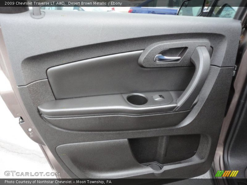 Desert Brown Metallic / Ebony 2009 Chevrolet Traverse LT AWD