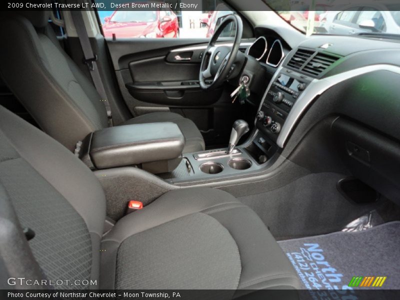 Desert Brown Metallic / Ebony 2009 Chevrolet Traverse LT AWD