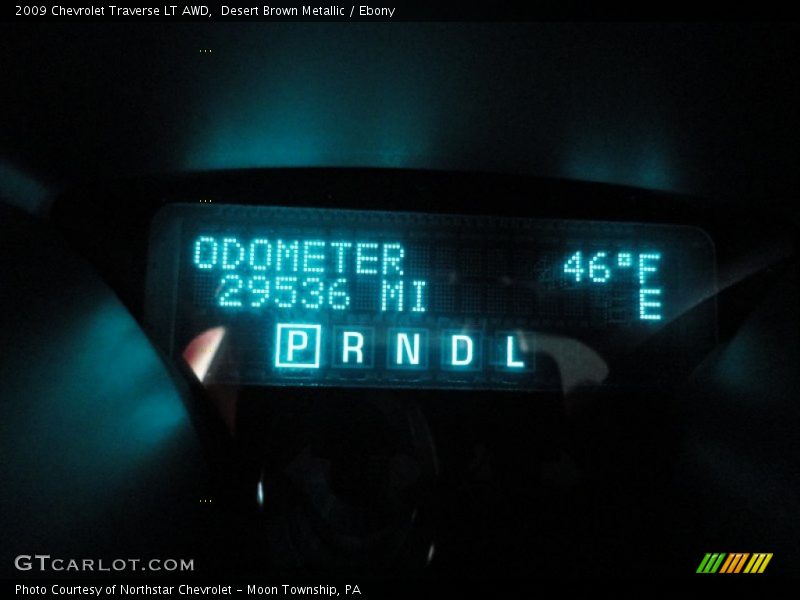 Desert Brown Metallic / Ebony 2009 Chevrolet Traverse LT AWD