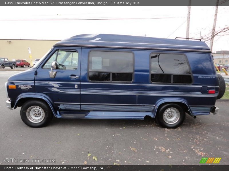  1995 Chevy Van G20 Passenger Conversion Indigo Blue Metallic