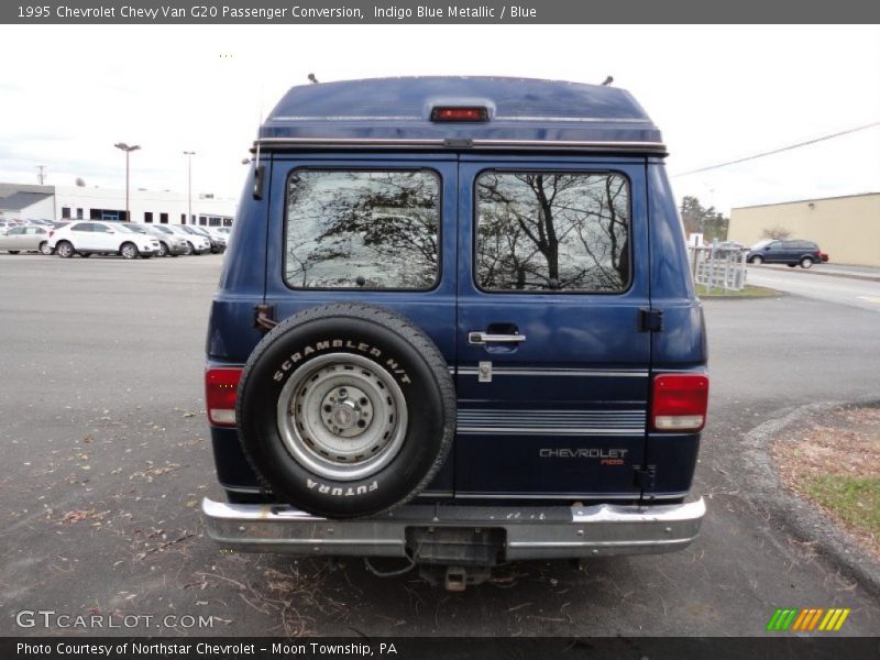 Indigo Blue Metallic / Blue 1995 Chevrolet Chevy Van G20 Passenger Conversion