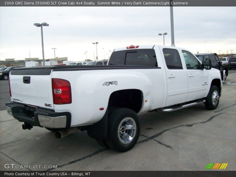  2009 Sierra 3500HD SLT Crew Cab 4x4 Dually Summit White