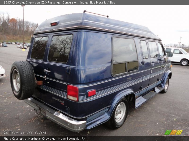  1995 Chevy Van G20 Passenger Conversion Indigo Blue Metallic