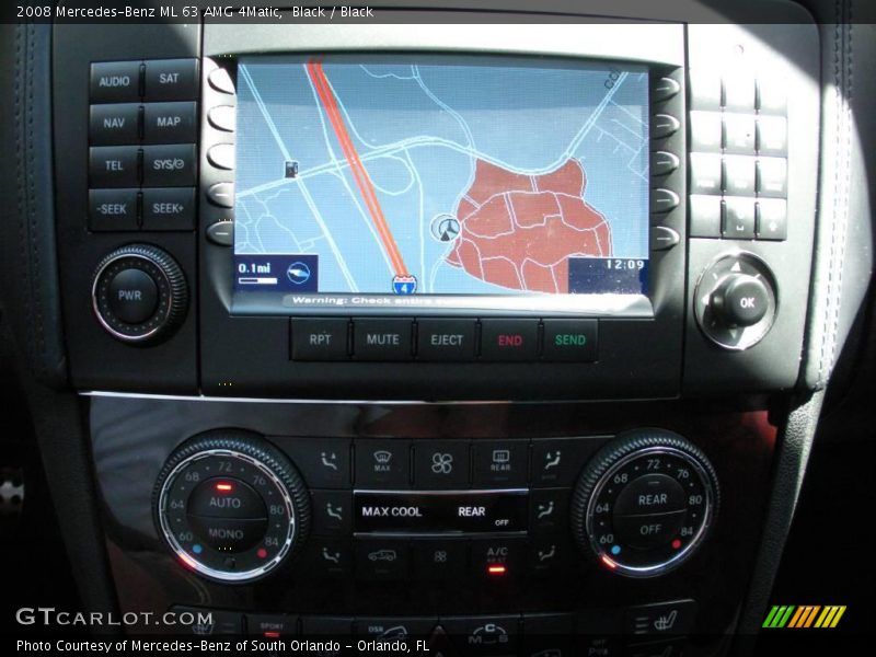 Black / Black 2008 Mercedes-Benz ML 63 AMG 4Matic
