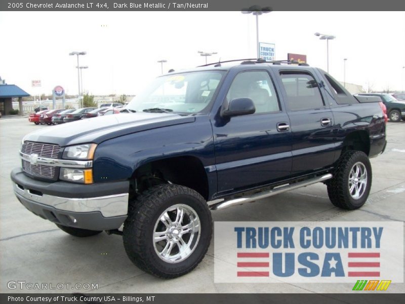 Dark Blue Metallic / Tan/Neutral 2005 Chevrolet Avalanche LT 4x4