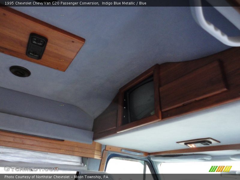 Indigo Blue Metallic / Blue 1995 Chevrolet Chevy Van G20 Passenger Conversion