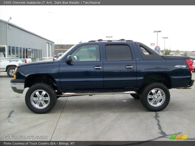 Dark Blue Metallic / Tan/Neutral 2005 Chevrolet Avalanche LT 4x4