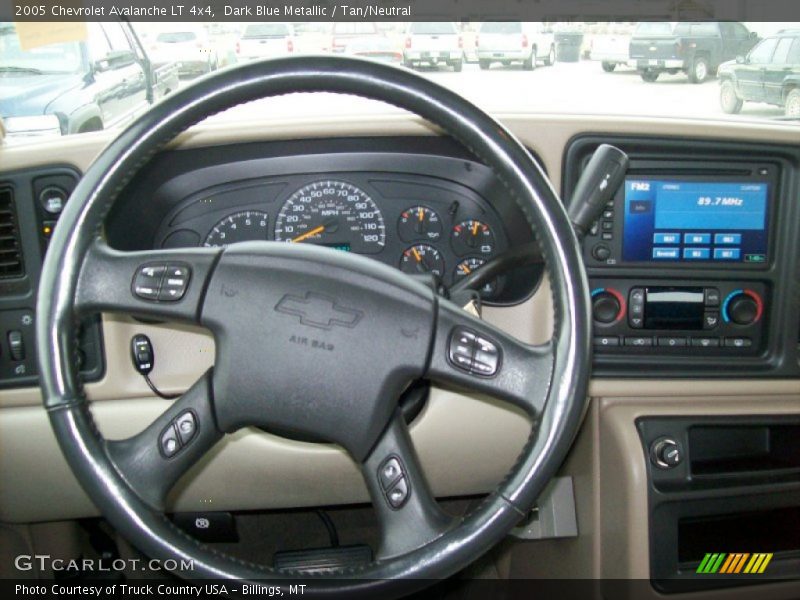 Dark Blue Metallic / Tan/Neutral 2005 Chevrolet Avalanche LT 4x4