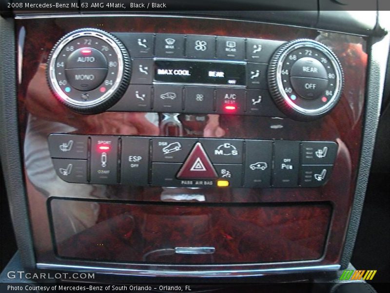 Black / Black 2008 Mercedes-Benz ML 63 AMG 4Matic