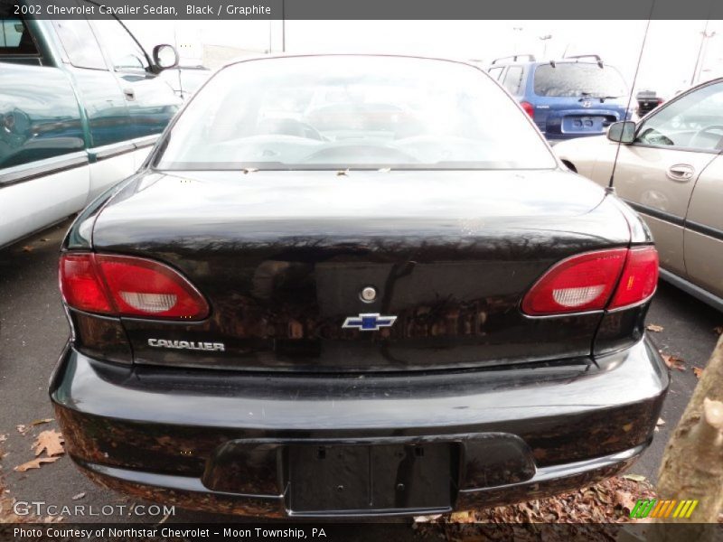 Black / Graphite 2002 Chevrolet Cavalier Sedan