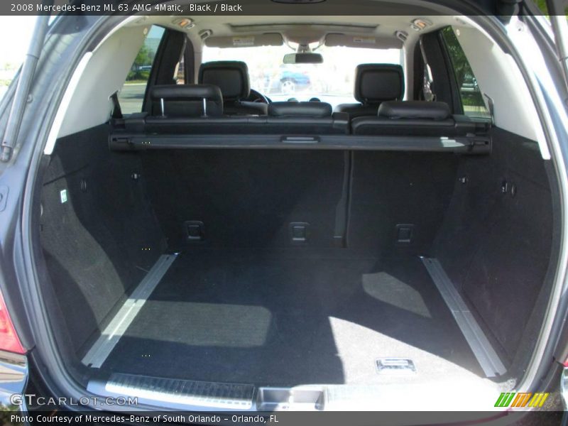 Black / Black 2008 Mercedes-Benz ML 63 AMG 4Matic