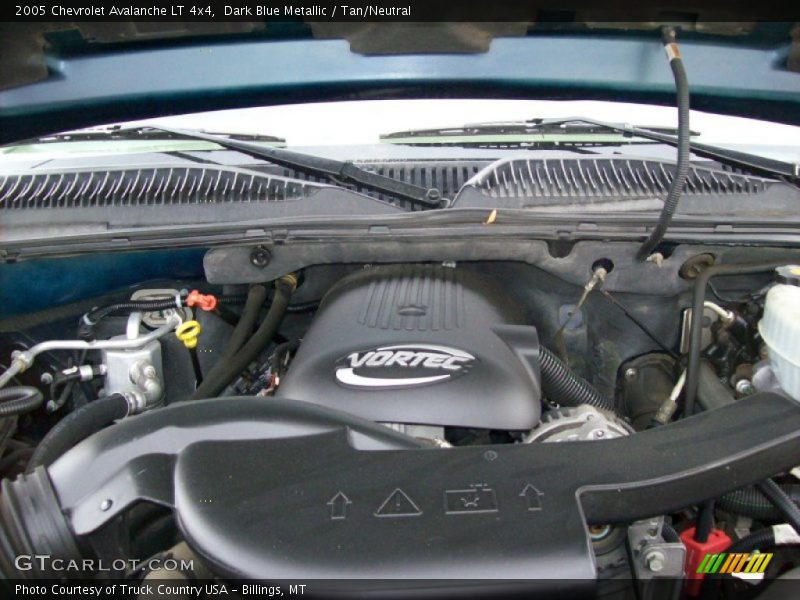Dark Blue Metallic / Tan/Neutral 2005 Chevrolet Avalanche LT 4x4