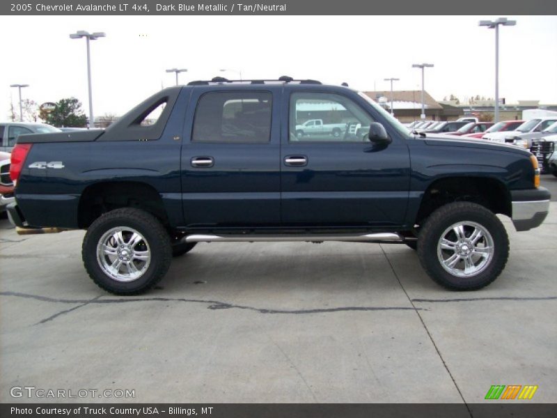 Dark Blue Metallic / Tan/Neutral 2005 Chevrolet Avalanche LT 4x4