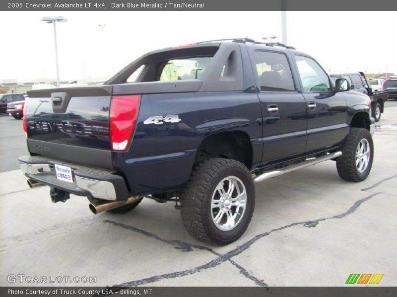 Dark Blue Metallic / Tan/Neutral 2005 Chevrolet Avalanche LT 4x4