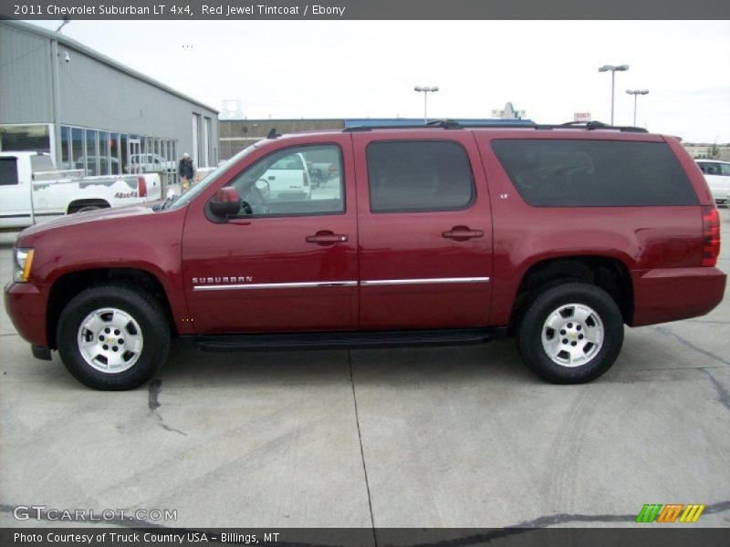 Red Jewel Tintcoat / Ebony 2011 Chevrolet Suburban LT 4x4
