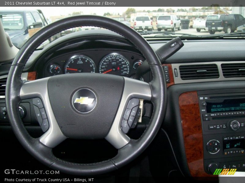 Red Jewel Tintcoat / Ebony 2011 Chevrolet Suburban LT 4x4