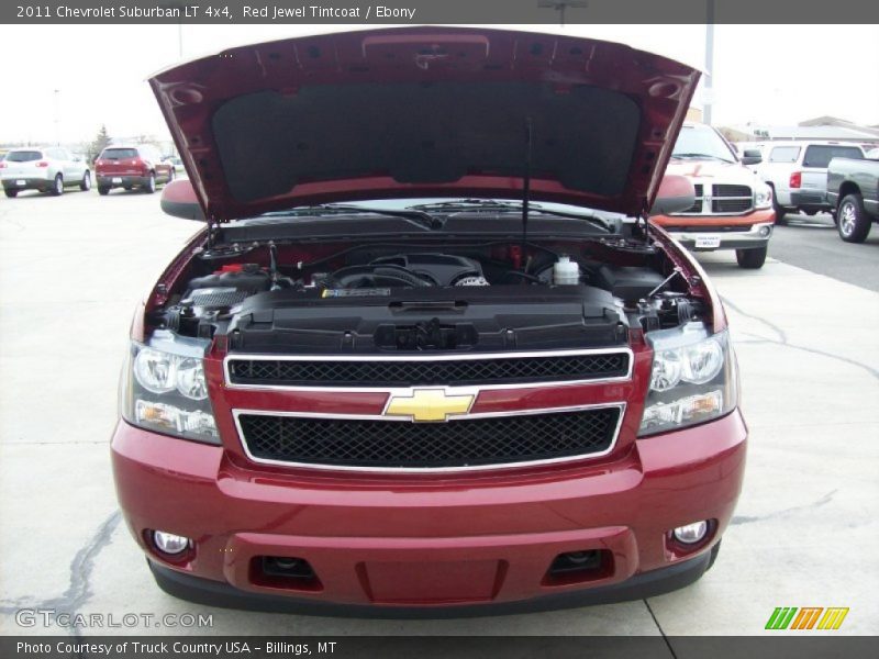 Red Jewel Tintcoat / Ebony 2011 Chevrolet Suburban LT 4x4