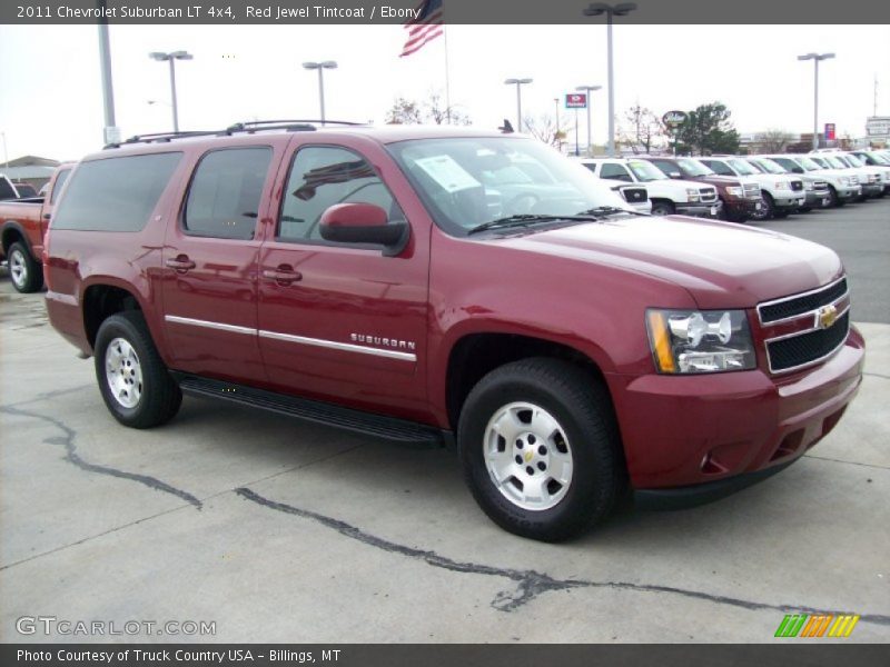 Red Jewel Tintcoat / Ebony 2011 Chevrolet Suburban LT 4x4