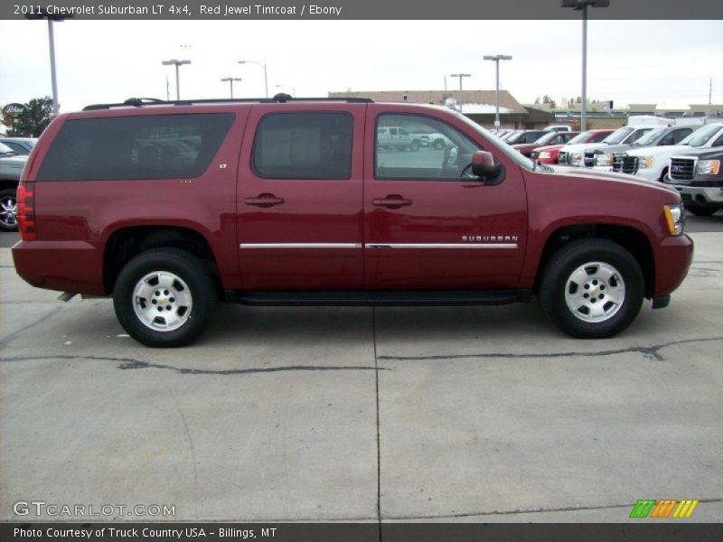 Red Jewel Tintcoat / Ebony 2011 Chevrolet Suburban LT 4x4