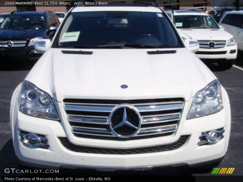 Arctic White / Black 2009 Mercedes-Benz GL 550 4Matic