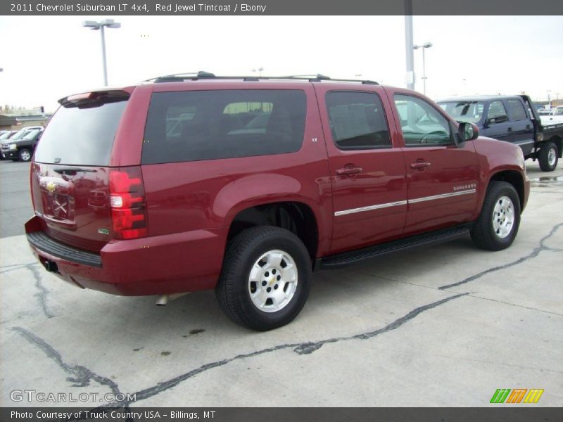 Red Jewel Tintcoat / Ebony 2011 Chevrolet Suburban LT 4x4