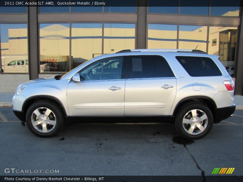 Quicksilver Metallic / Ebony 2011 GMC Acadia SLT AWD