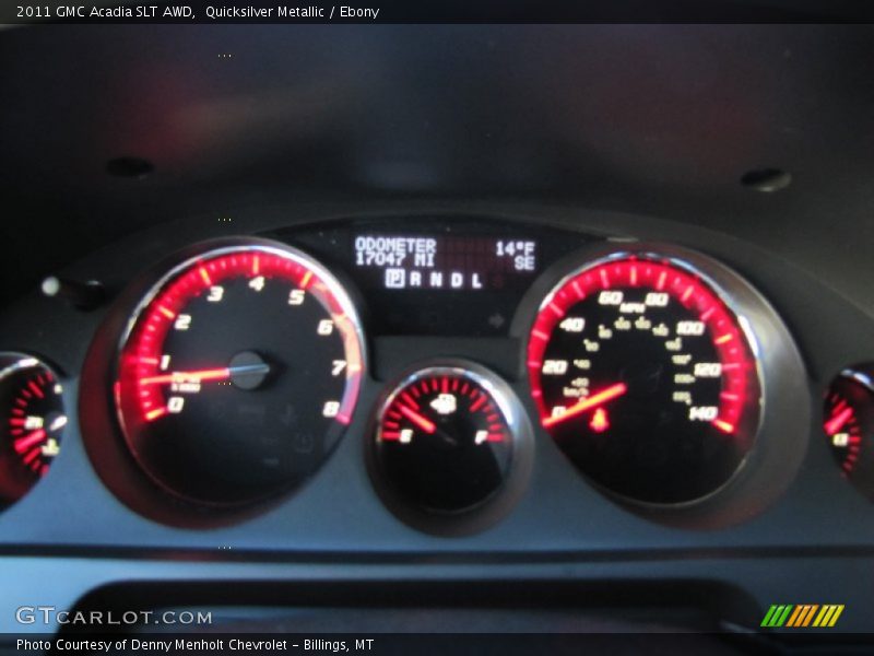 Quicksilver Metallic / Ebony 2011 GMC Acadia SLT AWD