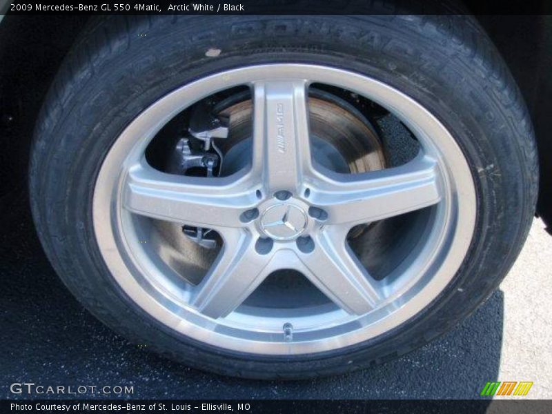 Arctic White / Black 2009 Mercedes-Benz GL 550 4Matic