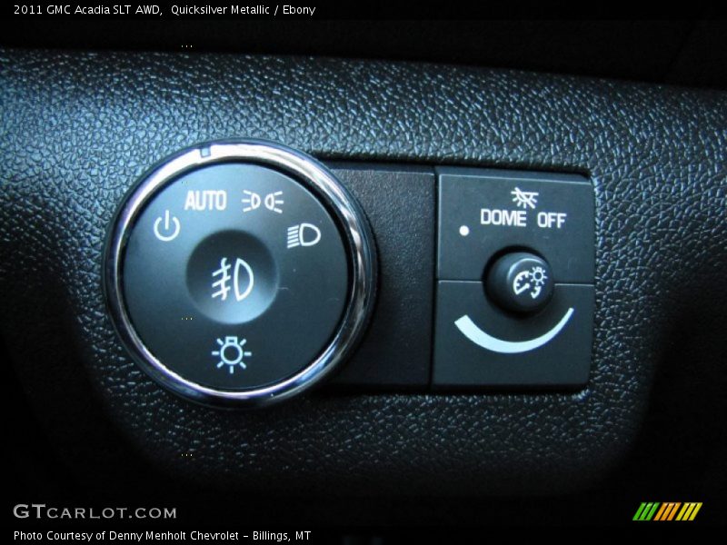 Quicksilver Metallic / Ebony 2011 GMC Acadia SLT AWD