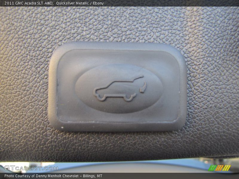 Quicksilver Metallic / Ebony 2011 GMC Acadia SLT AWD