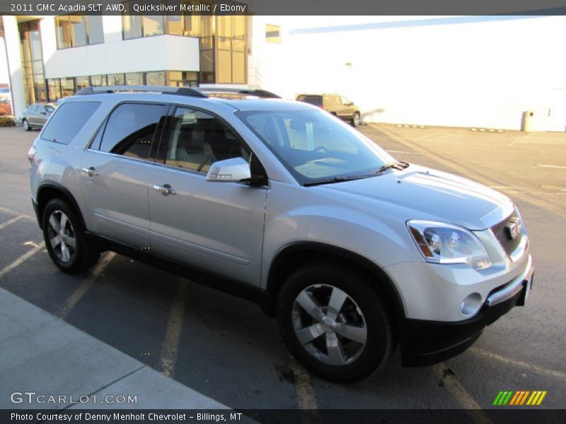 Quicksilver Metallic / Ebony 2011 GMC Acadia SLT AWD
