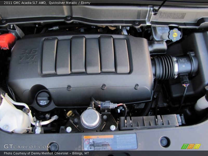 Quicksilver Metallic / Ebony 2011 GMC Acadia SLT AWD