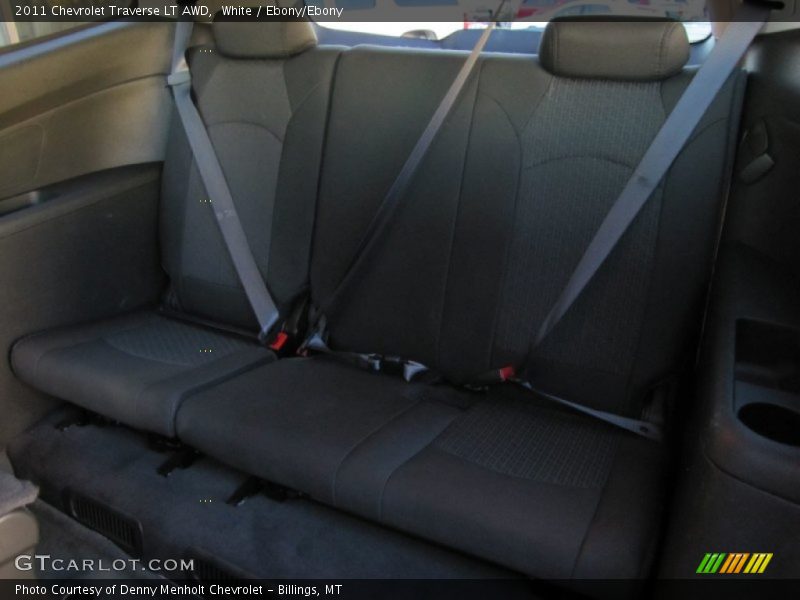 White / Ebony/Ebony 2011 Chevrolet Traverse LT AWD