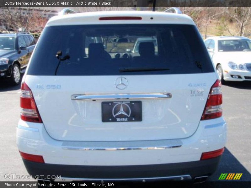 Arctic White / Black 2009 Mercedes-Benz GL 550 4Matic