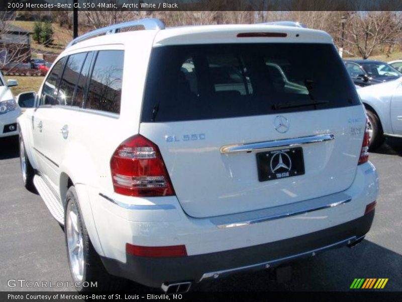 Arctic White / Black 2009 Mercedes-Benz GL 550 4Matic