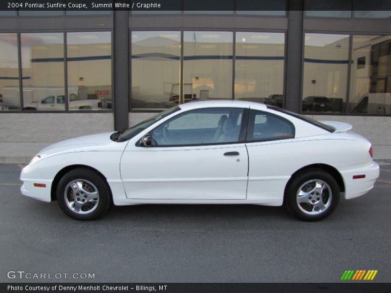 Summit White / Graphite 2004 Pontiac Sunfire Coupe