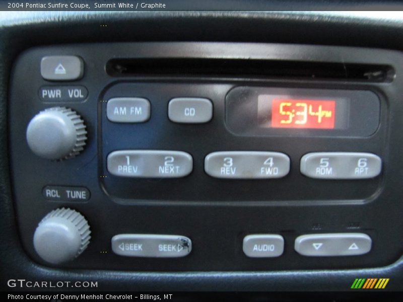 Summit White / Graphite 2004 Pontiac Sunfire Coupe