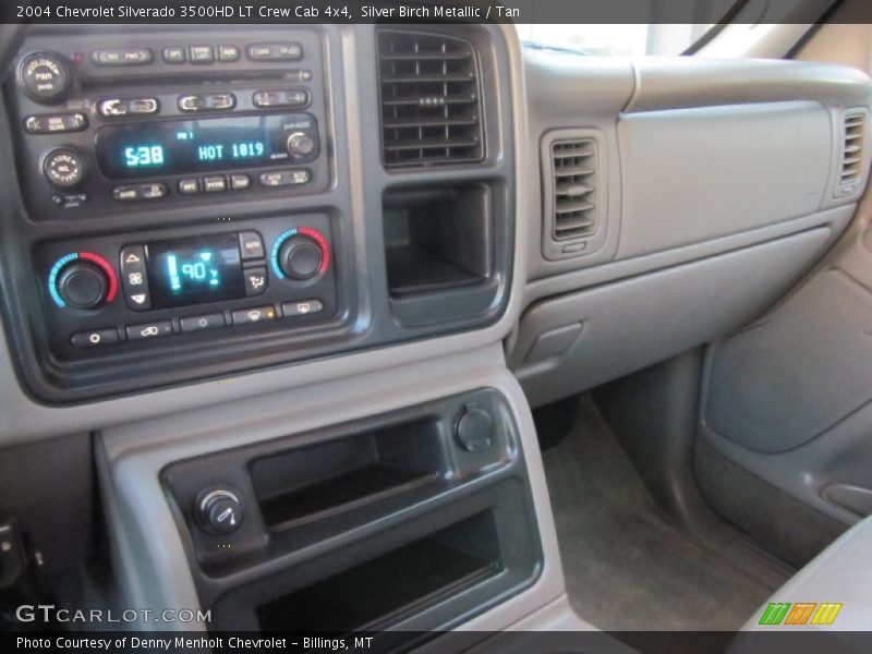 Silver Birch Metallic / Tan 2004 Chevrolet Silverado 3500HD LT Crew Cab 4x4