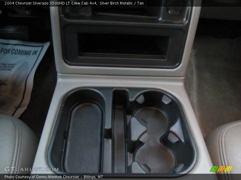 Silver Birch Metallic / Tan 2004 Chevrolet Silverado 3500HD LT Crew Cab 4x4