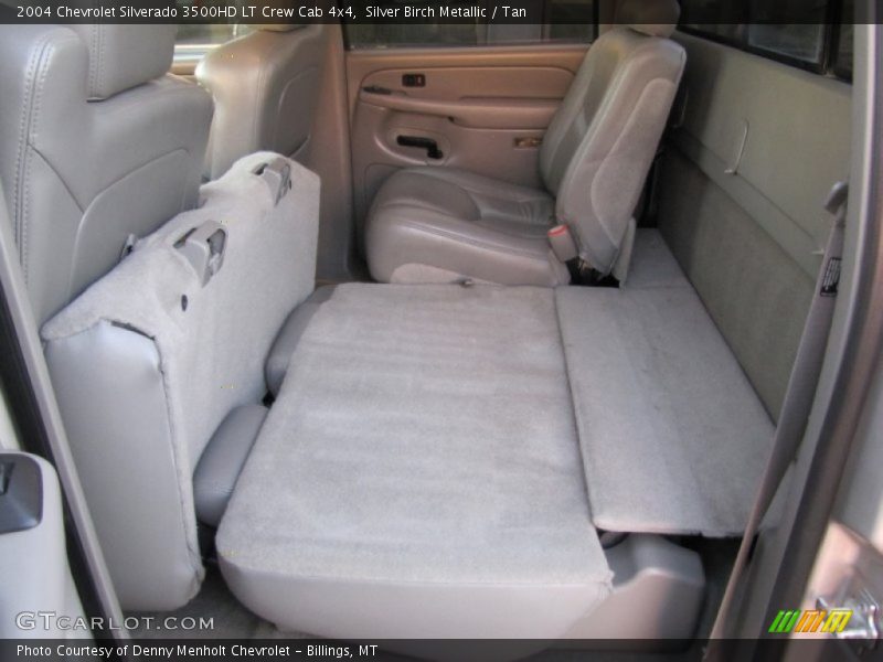 Silver Birch Metallic / Tan 2004 Chevrolet Silverado 3500HD LT Crew Cab 4x4