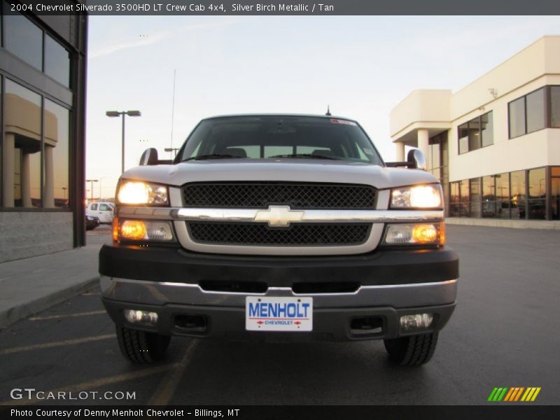 Silver Birch Metallic / Tan 2004 Chevrolet Silverado 3500HD LT Crew Cab 4x4