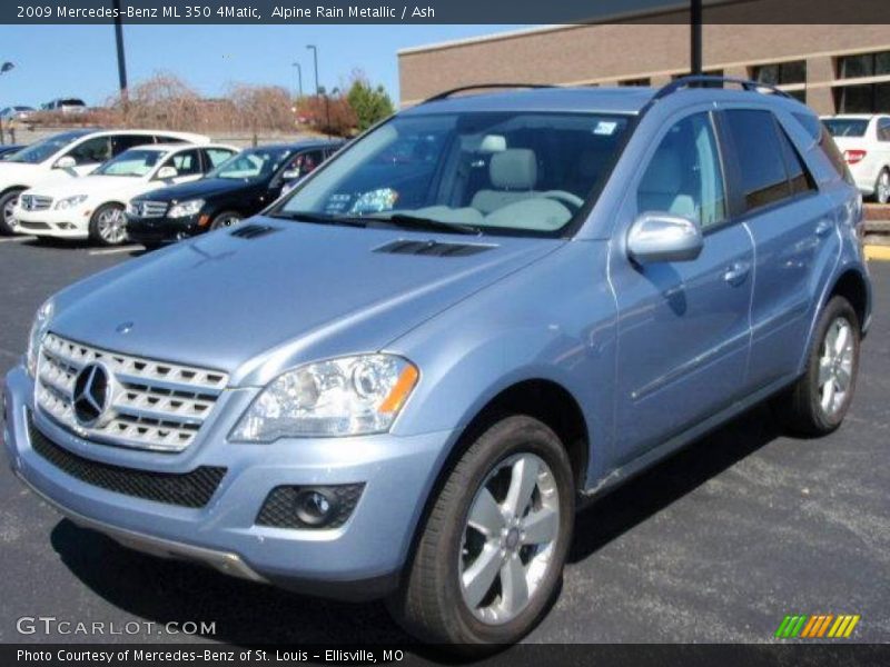 Alpine Rain Metallic / Ash 2009 Mercedes-Benz ML 350 4Matic