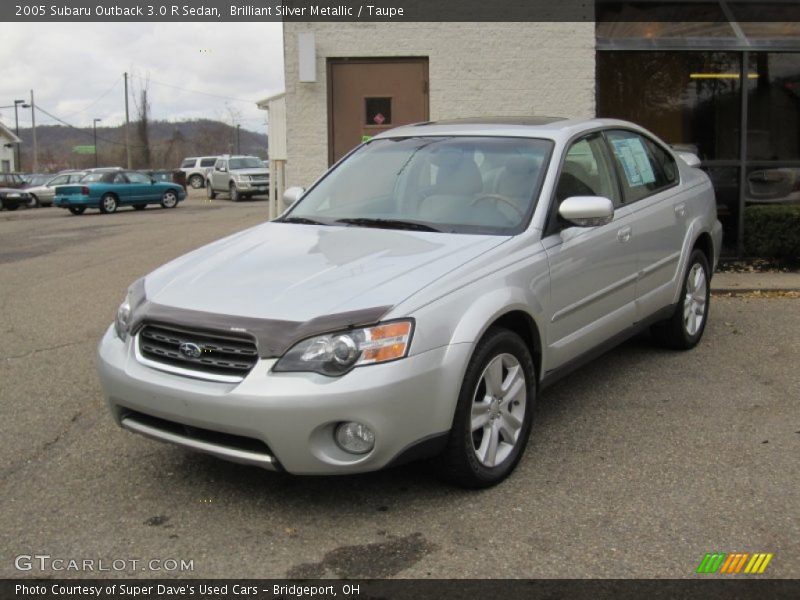 Brilliant Silver Metallic / Taupe 2005 Subaru Outback 3.0 R Sedan